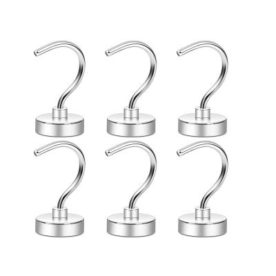 China Industrial Magnet New Arrive Small Super Strong Magnetic Hooks 100lb Magnetic Hanger for sale