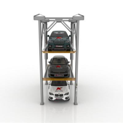 China High Security Performance Durable Business Equipment Automatic Flat Mobile Parking System for sale