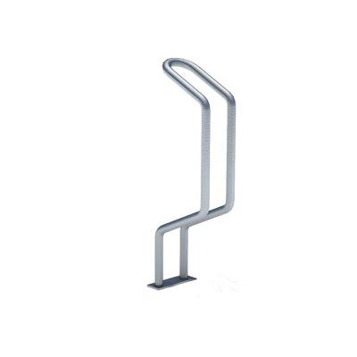 China Modern Urban Bicycle Rack Outdoor Furniture 304 Stainless Steel Single Bicycle Rack For Park Mall Hotel School Restaurant for sale