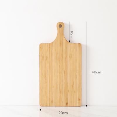 China Sustainable Hotel Canteen Multi Purpose Wooden Bread Pizza Bamboo Cutting Board for sale