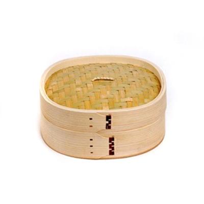 China Sustainable Food Dim Sum 8inch 12inch Mini Bamboo Steamer 24 Large 10 Inch 2 Row Bamboo Steamer Basket for sale