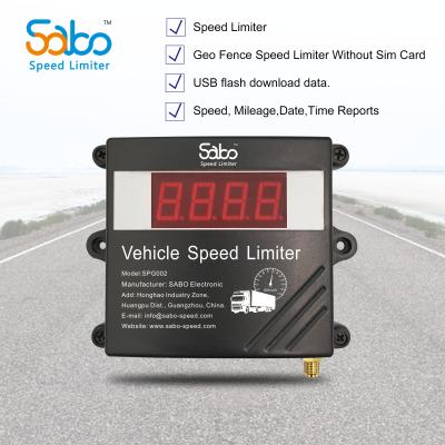 China 2km/h Digital Vehicle Tachograph 20HZ No Sim Card GPS Speed Limiter for sale