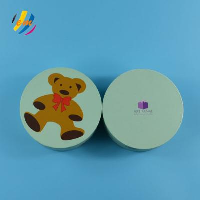 China Recyclable EM Packaging Custom Printed Round Tube Gift Box Cardboard for sale