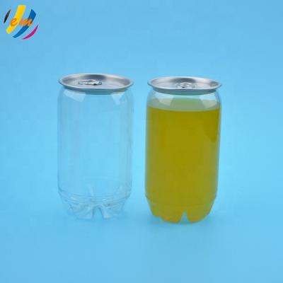 China Hot Sale 206# Clear Plastic PET Drink Canned Food Can for sale