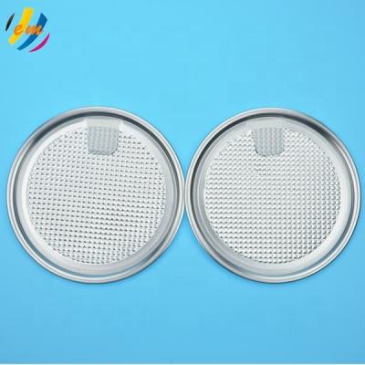 China Free sample non refillable 99 mm aluminum peel lid for sale