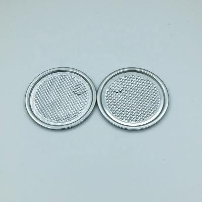 China Non Refillable Easy Peel End 99mm Easy Peel Off End Aluminum Foil Box Lid for sale