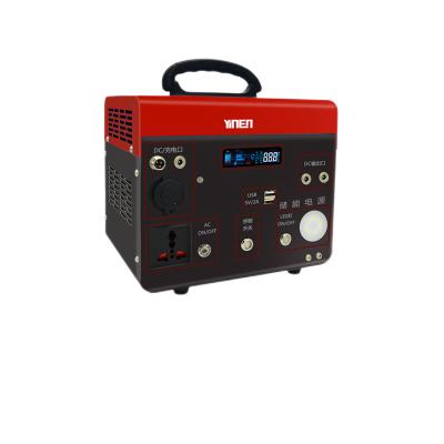 China Widely Used Jump Starter 670wh 500w Portable Outdoor Solar Power Station With Built-in LiFePo4 Battery for sale