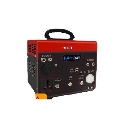 China Portable Rechargeable Jump Starter Generator Power Supply 300W 12v 1280wh LiFePo4 Pure Sine Wave Inverter Safe For Car for sale