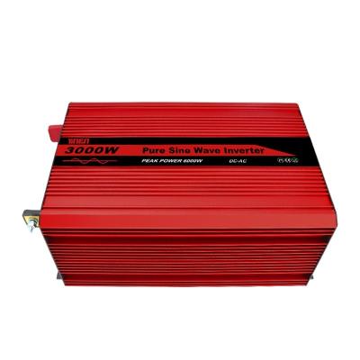 China 24V/48V high frequency pure sine wave power inverter 3kw for off-grid solar system 390*216*155mm for sale