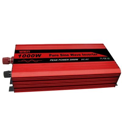 China Inverter 1000W DC12V/24V/48V AC110V 220V Pure Sine Wave High Frequency Micro Power Inverter Solar Panel High Efficiency 94% Overcurrent Protection.overload for sale