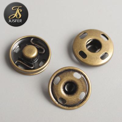 China Sustainable Wholesale Instant Press Fastener 15mm Round Snap Button For Jacket for sale