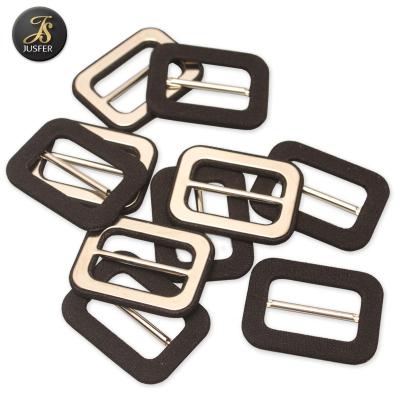 China Buckle For 1.3 Inch Belt Buckle Aluminum White Belt Buckle Manufacturing Supply For Belt Garment Square Buckle for sale