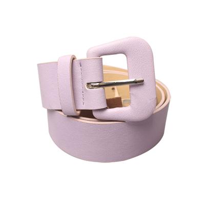 China Fashion Women Belt Fabric Belt For Ladies Cover Buckle Belt for sale