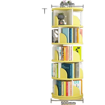 China Adjustable (Other) Rotating 360 Degree Shelf Floor Drawing Space Rectangular Home Modern Children's Shelf for sale