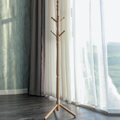 China Hot Selling Adjustable Wooden Bedroom Base (Other) Floor Standing Coat Rack With Base for sale