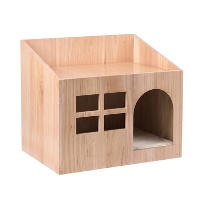 China Professional Supply Breathable Cat Pet House Indoor Wooden Sleeping Windproof Multifunctional for sale