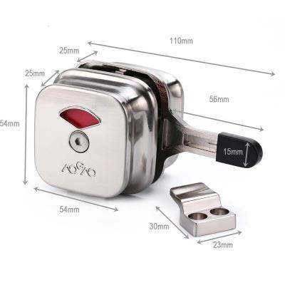 China AOGAO 19-2 Modern Toilet Partition Accessories SS304 Door Indicator Lock for sale