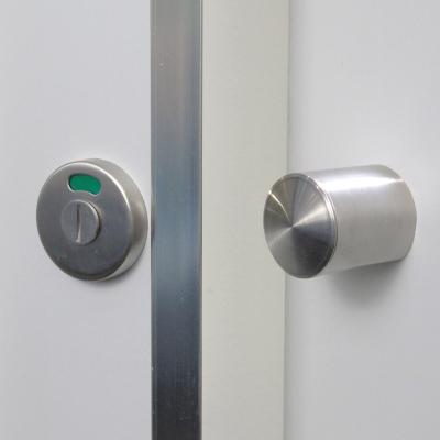 China Modern Hotel Standard SS304 Toilet Partition Waterproof Door Knob Accessories for sale