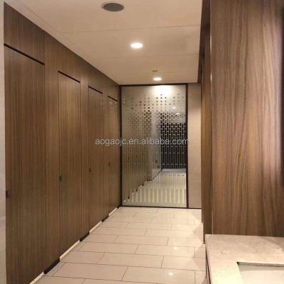 China AOGAO Factory Toilet Bathroom Partition Waterproof Toilet Compartment Hpl Australia for sale