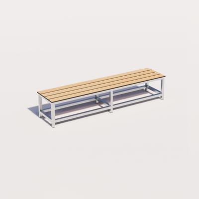 China AOGAO Waterproof Public Compact Locker Long Benches Outdoor Furniture for sale