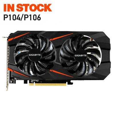 China Workstation in Stock Wholesale NVIDIA P104 P106 Used VGA Gpu Cards / Best Price Video Cards 6GB 4GB P106 P104 NVIDIA Graphics Cards for sale