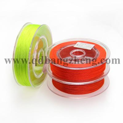 China Pilot Fishing Backing Line Fluorescent Yellow Polyester Braided Fishing Backing Line for sale