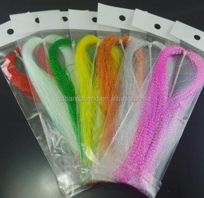 China Crystal Flash String Jig Hook Lure Making Fishing Tackle Holographic Crystal Flash Fishing Tackle Fly Tying for sale