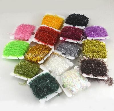 China Tinsel Chenille String Jig Hook Lure Making Material Fly Fishing Tying Tinsel Chenille for sale