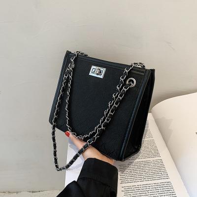 China Fashion temperament main bag 2021 summer new foreign style chain cross - body bag large capacity shoulder bag for sale