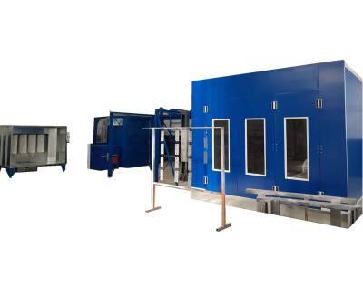 China Powder Painting Booth / Baking Oven With Transport System 8700x5900x3000mm for sale