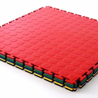 China Factory Price 498mm Environmental Friendly Coin Pattern PVC Flooring , PVC Coin Anti-slip Flooring Vinyl Flooring for sale