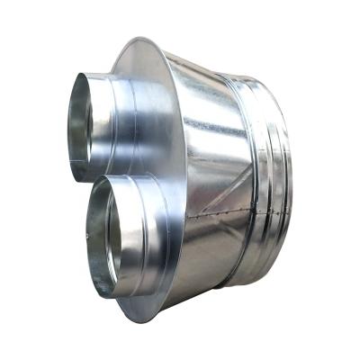 China Square Industrial Galvanized Steel Air Conditioning Spiral Duct Ventilation System for sale