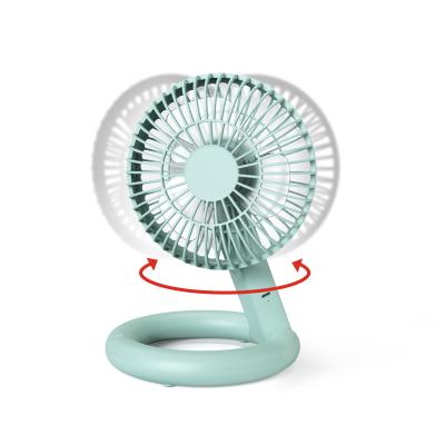 China NEWCOMER JANPIM 2022 Foldable Small Battery Air Cooling Fan With Oscillating Function for sale