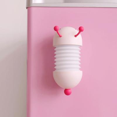 China Cute 2022 Cute Cartoon Baby The New Caterpillar Led Magnetic Night Light Lamp For Kids Gifts for sale