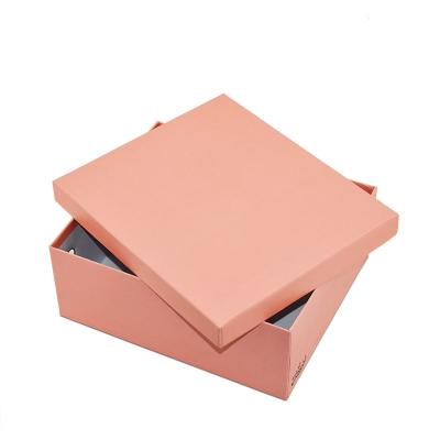 China Beautiful Recycled Materials Beauty Apparel Packaging CMYK Offset Printed Gift Lid And Paper Base Box For Cosmetics for sale