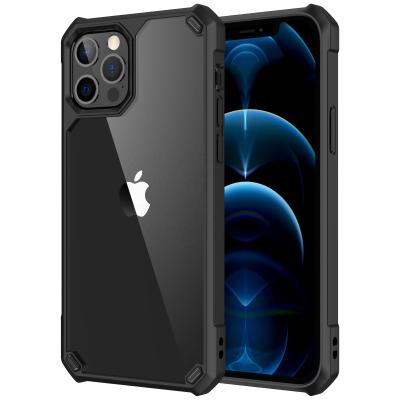 China Shockproof PC Anti-fall Airbag TPU Clear Phone Case For Iphone 11 12 pro 12 mini S21 U phone for sale