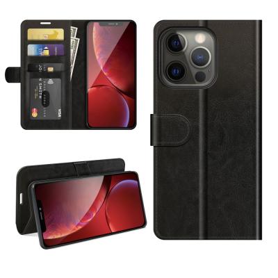 China Left&Right Folding Shockproof Wallet Back PU Cell Phone Leather Case For iphone 13 pro Phone Covers For Huawei P50 pro for sale