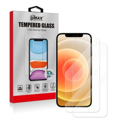 China Mobile Phone 2 Pack 0.33MM 9H 2.5D Full Glue Clear Tempered Glass Screen Protector For Iphone 11 12 pro 12 max mini for sale