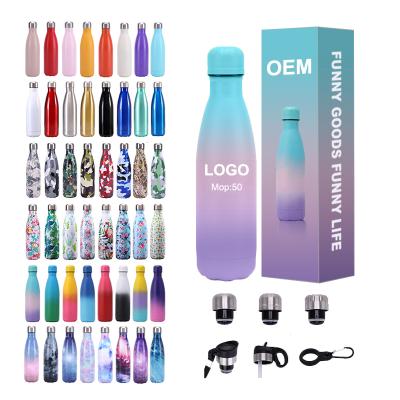 China Sustainable Stainless Steel Flask Outdoor Thermo Insulated Water Bottle for sale