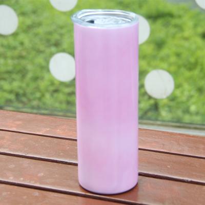 China RTS Klooper 20oz Viable UV Color Changing Tumbler With Metal Straw for sale