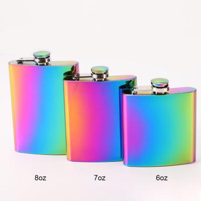 China Art Decor Wholesale Custom Logo Klooper Stainless Steel Wine Liquor 5oz/8oz Hip Flask Jugs Macallan Funel Set for sale