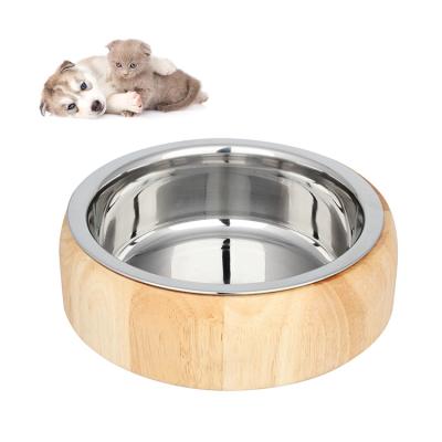 China Portable Pet Bowl Dogs Cats Feeder Big Small Bowls Wholesale Stainless Steel Dog Bowl for sale