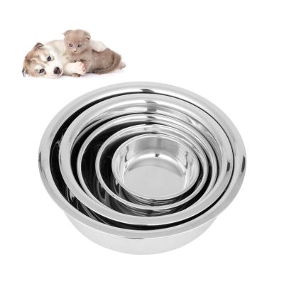 China Portable Stainless Steel Dogs Cats Viable Bowl Pet Feeder Large Small Rolls Pet Food Container for sale