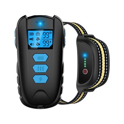 China Hot Selling Dog Viable Anti Training Collars Remote E-Collar Remote E-Collar Electronic Vibrating Voice Activated Pet Training Collar for sale