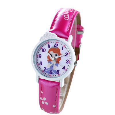 China Water Resistant Fashion Sophia Princess Series Cartoon Children's Student Quartz Disney Watch for sale