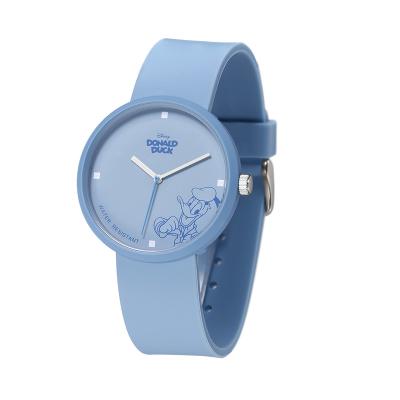 China Disney Donald Duck Cartoon Fashion Simple Kid's Day/Date Design 2022 Watch Trend Resin With Quartz Watch for sale