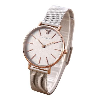 China New Luxury Brand Disney Watch Stainless Steel Women Quartz Watches Waterproof Wristwatch for sale