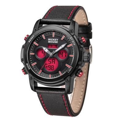 China Disney Waterproof Men's Sports Chronograph Display Multi-Function Dual Cool Mov't Digital Watch for sale