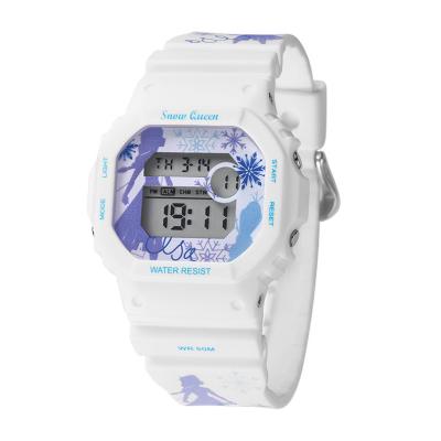 China High Quality Multi-Function Display Chronograph Display Frozen Popular Children's Digital Watches Wristwatch for sale