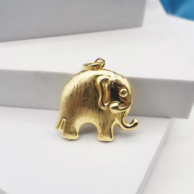 China New Fashion Personalized Name LOGO Custom Elephant Shape Necklace Jewelry Gold Plated Pendant CLASSIC for sale